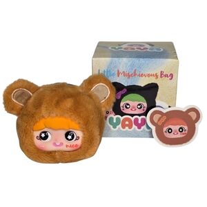Yaya Little Mischievous Plush Bag Charm Series / Keychain Dodo Bear OPEN BOX